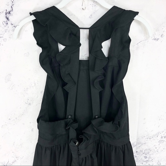 NEW Ulla Johnson Willa ruffle open back dress 10 - Picture 6 of 8